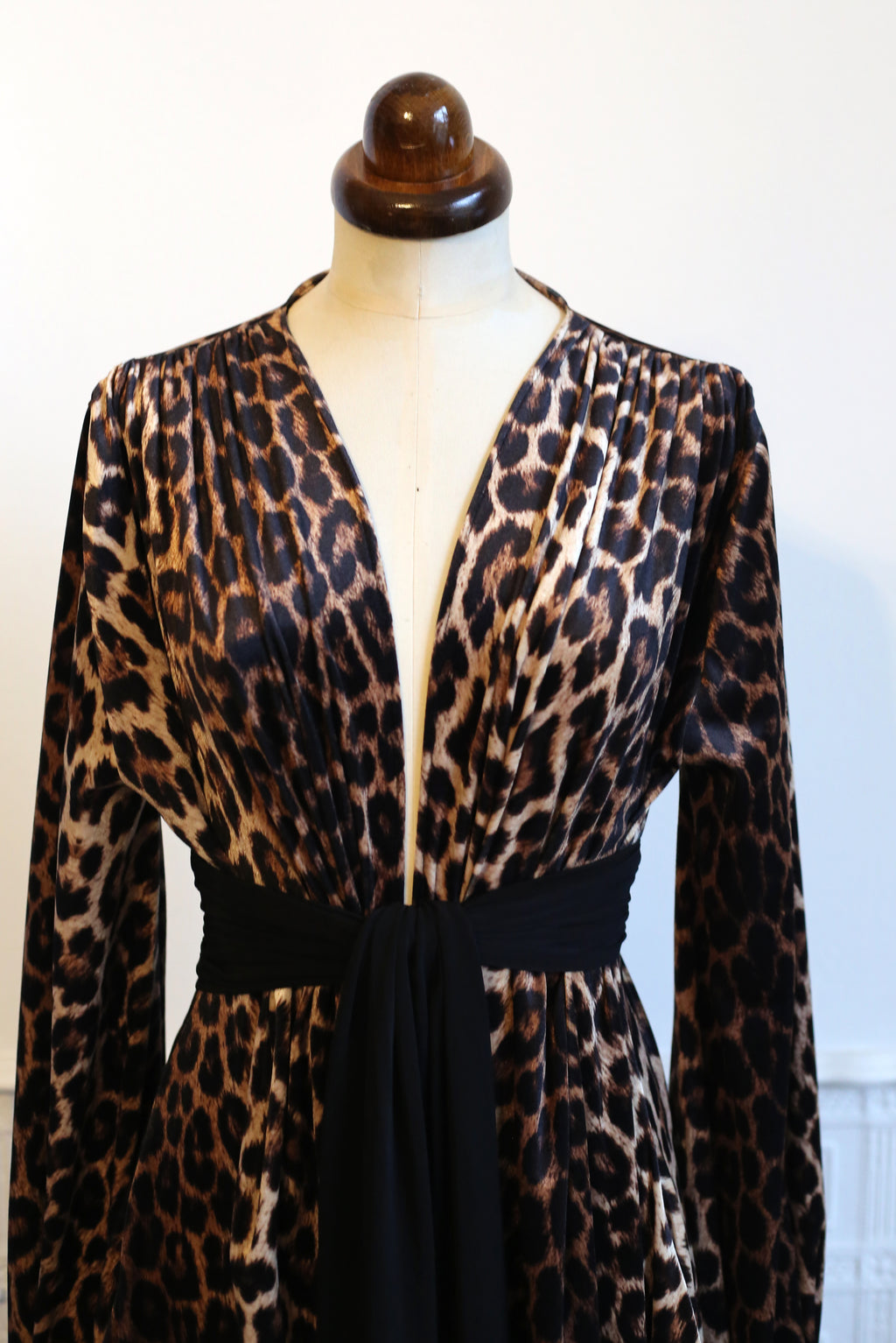 Vamp - Leopard Velvet Gown