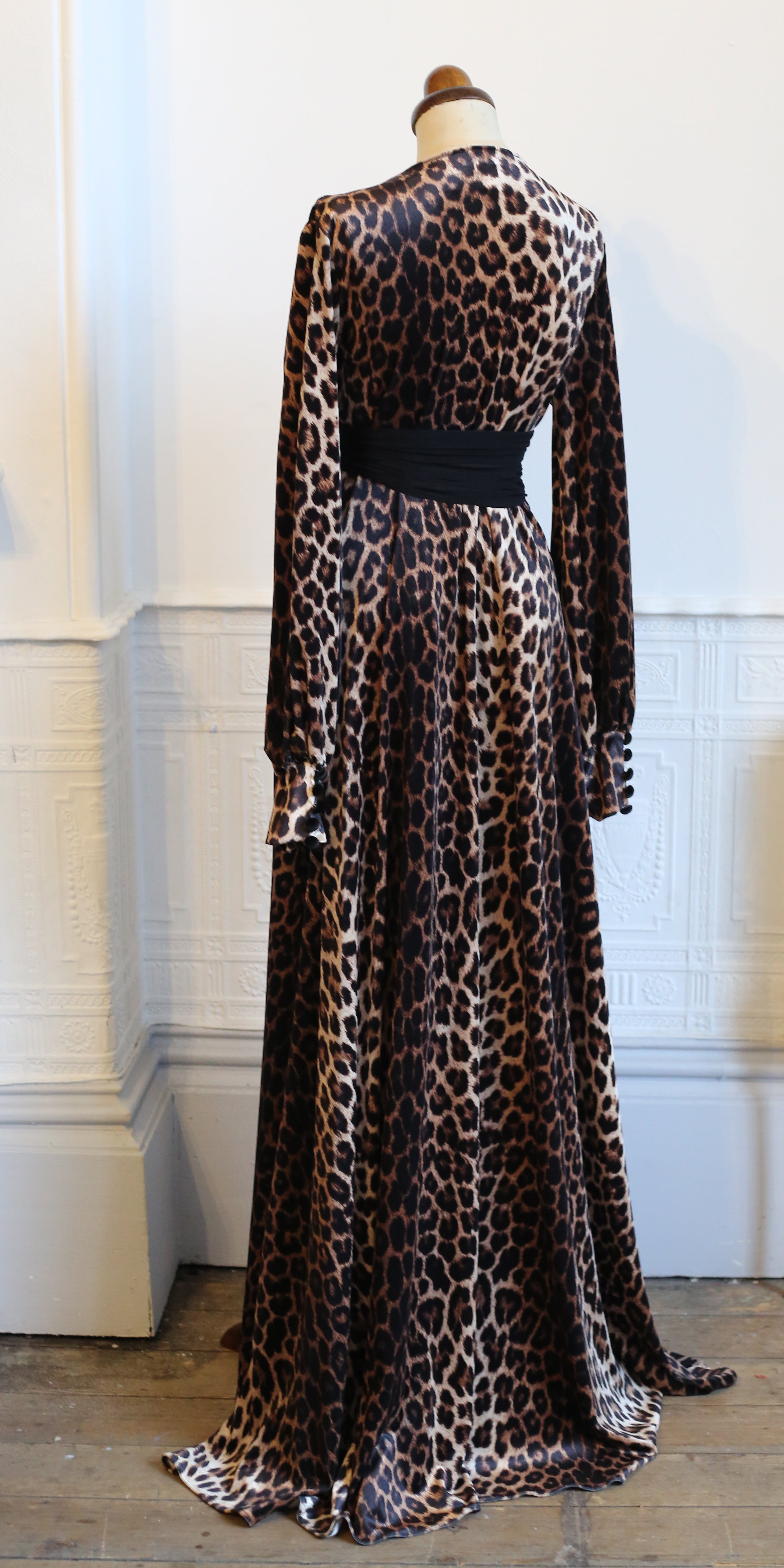 Vamp - Leopard Velvet Gown