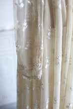 Vintage 1970s Edwardian Style Cream Lace Wedding Dress