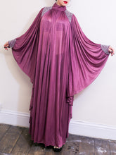 Vintage 1970s Disco Kaftan Dress