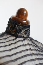 Antique Victorian Stripe Tulle Bodice Top