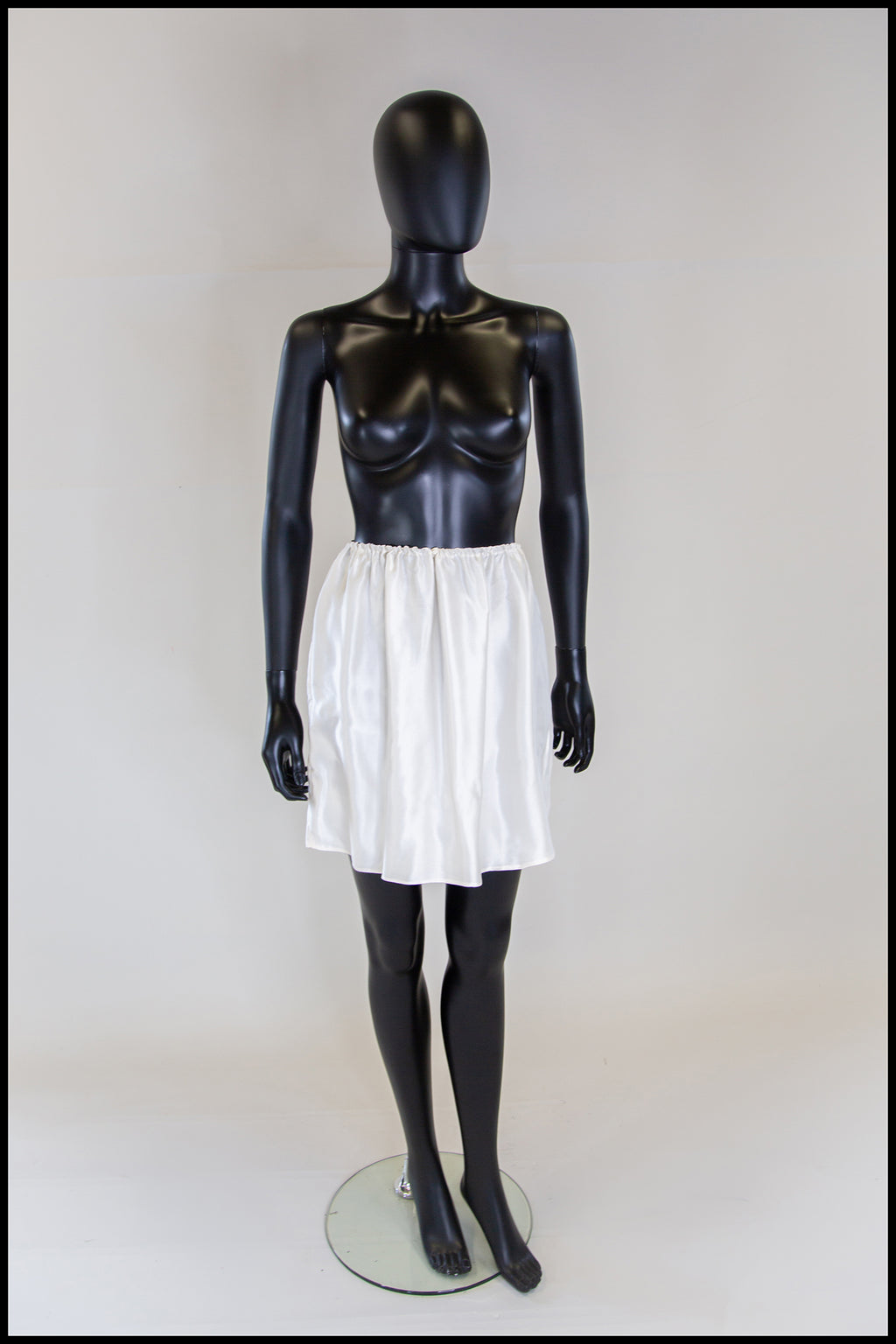 Ivory Tulle Ballet Midi Skirt