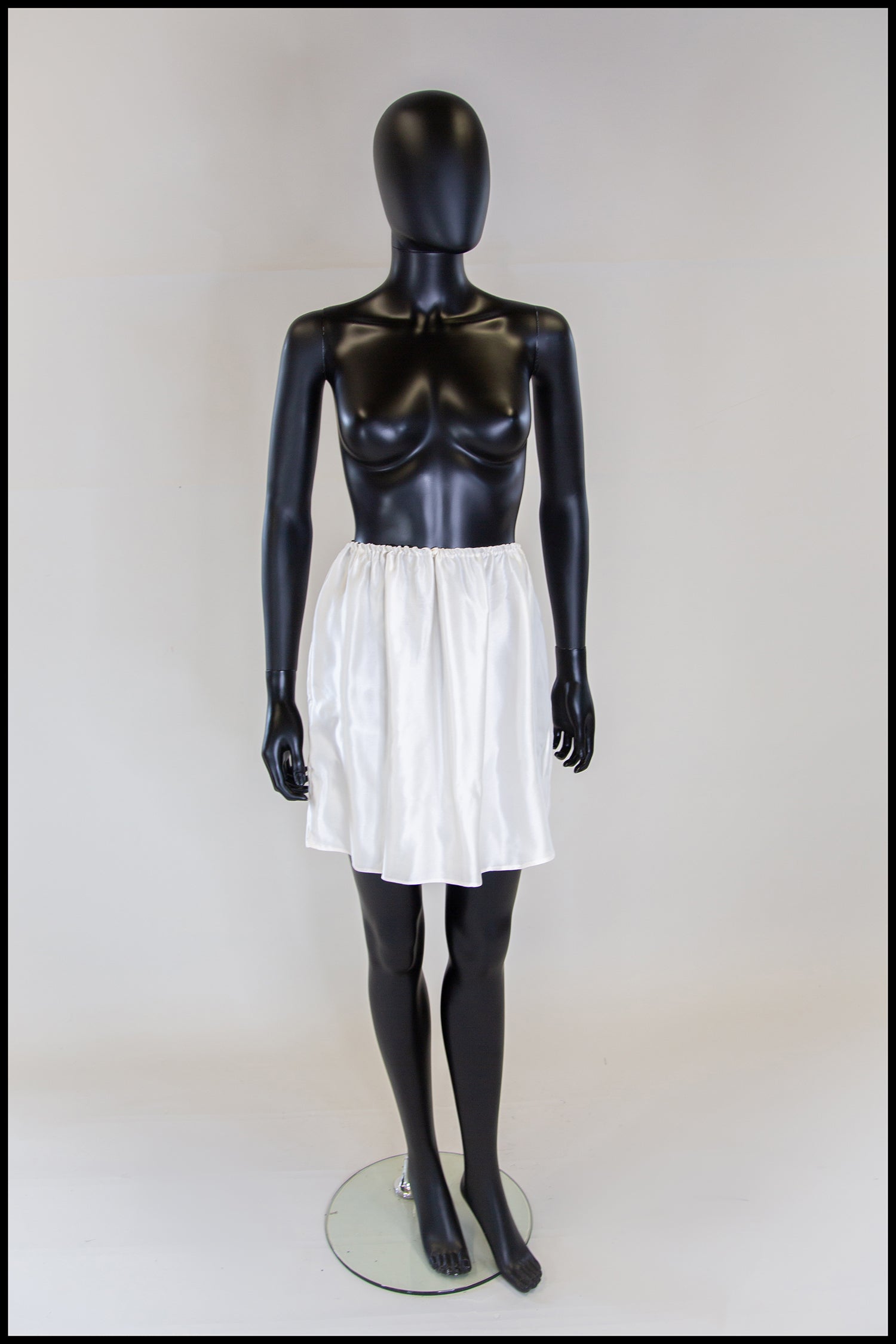 Ivory Tulle Ballet Midi Skirt