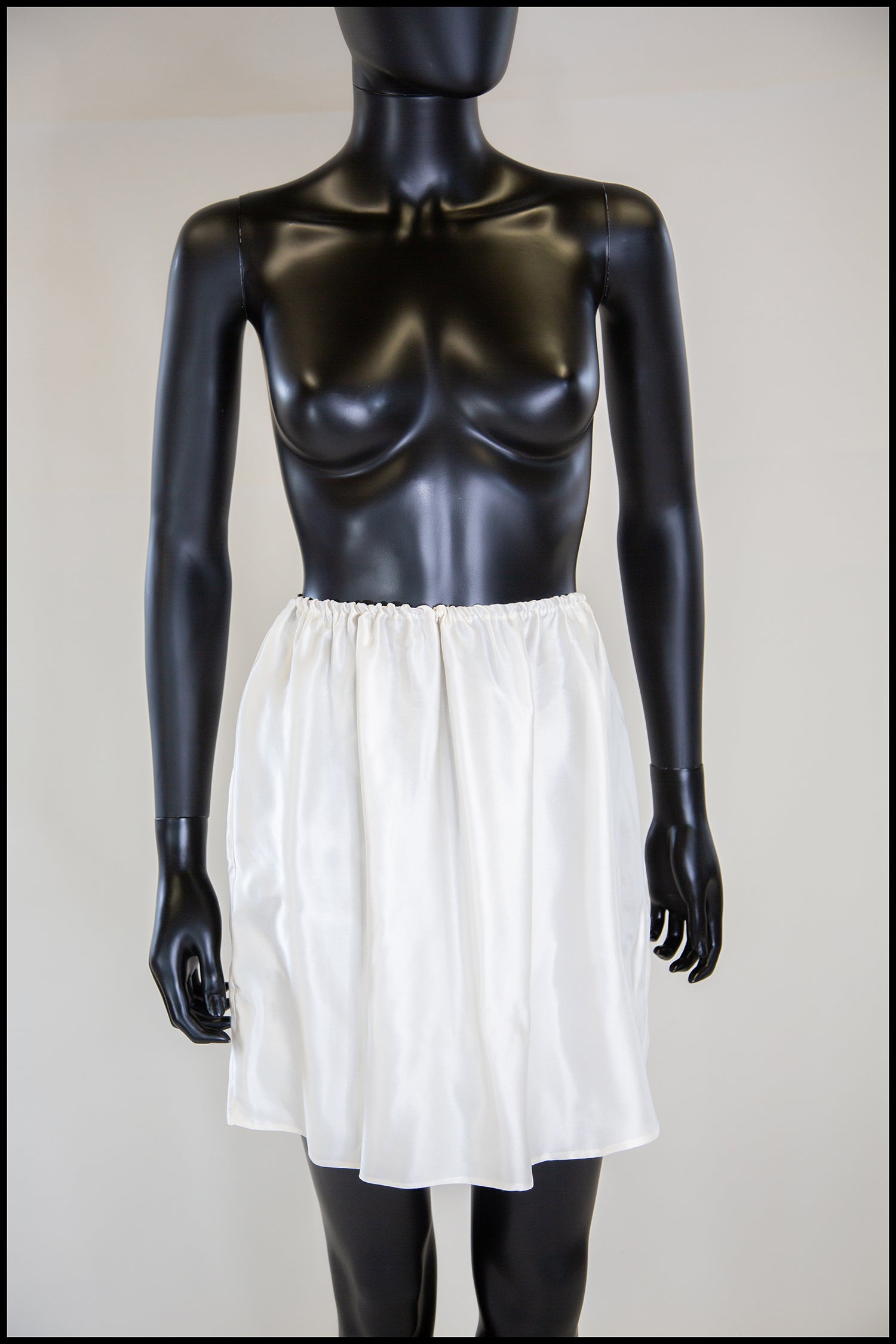 Ivory Tulle Ballet Midi Skirt