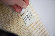 Vintage 1980s Cream Chunky Wool Cardigan