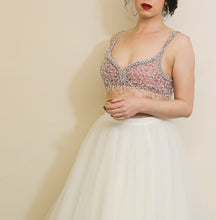 Vintage 1950s Crystal Burlesque Bra