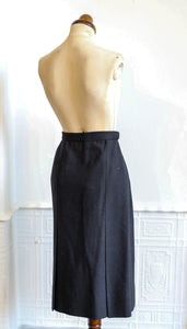 Vintage 1940s Grey Wool Skirt Suit