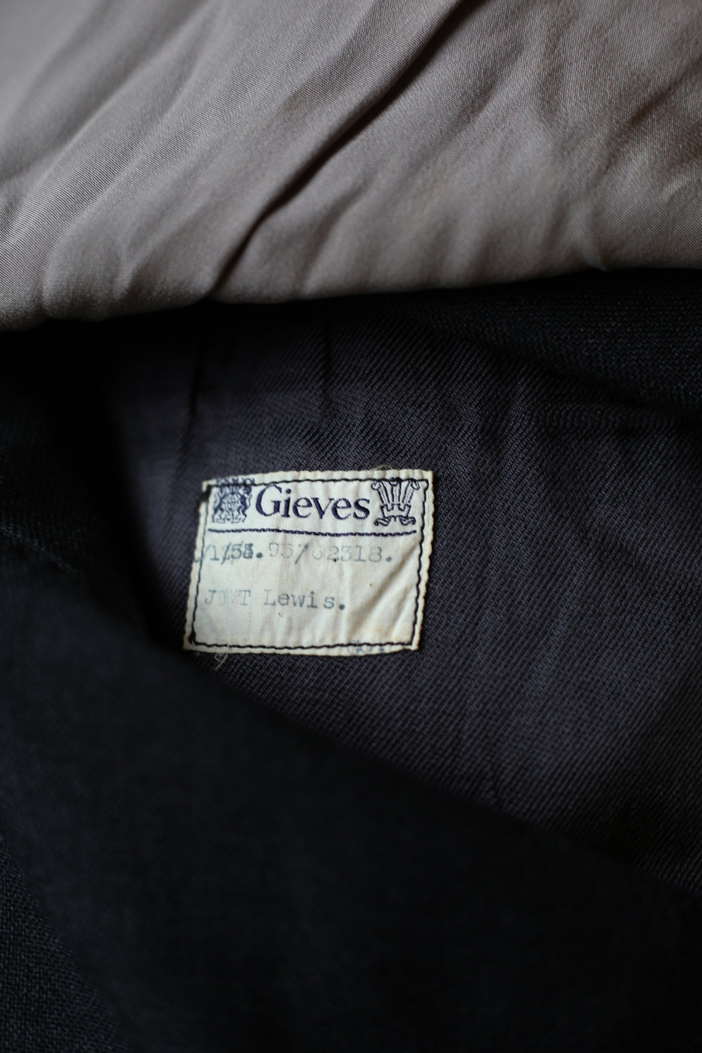 Vintage 1940s Grey Wool Skirt Suit