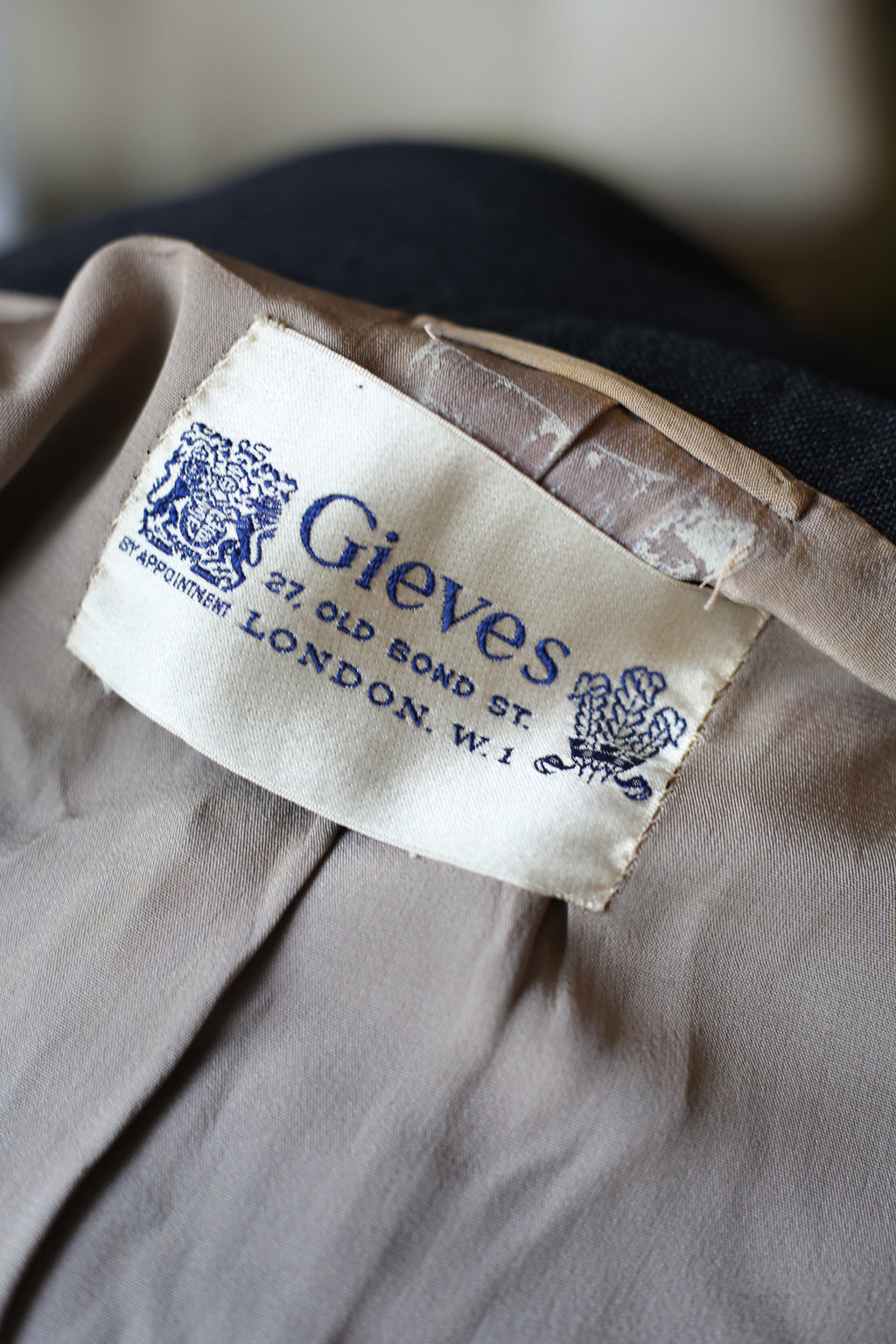 Vintage 1940s Grey Wool Skirt Suit