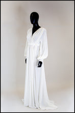 Vamp - Star Studded Ivory Velvet Gown