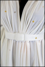 Vamp - Star Studded Ivory Velvet Gown