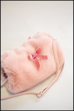 Powder Puff Faux Fur Muff Bag
