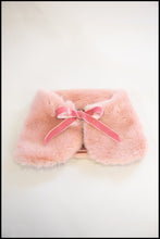 Powder Puff Pink Faux Fur Collar