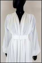 Vamp - Hollywood Ivory Chiffon Bishop Sleeve Gown