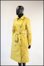 Vintage Yellow Four Seasons Trench Coat