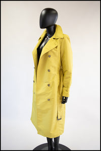Vintage Yellow Four Seasons Trench Coat