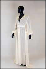 Vamp - Champagne Sequin Feather Trim Gown