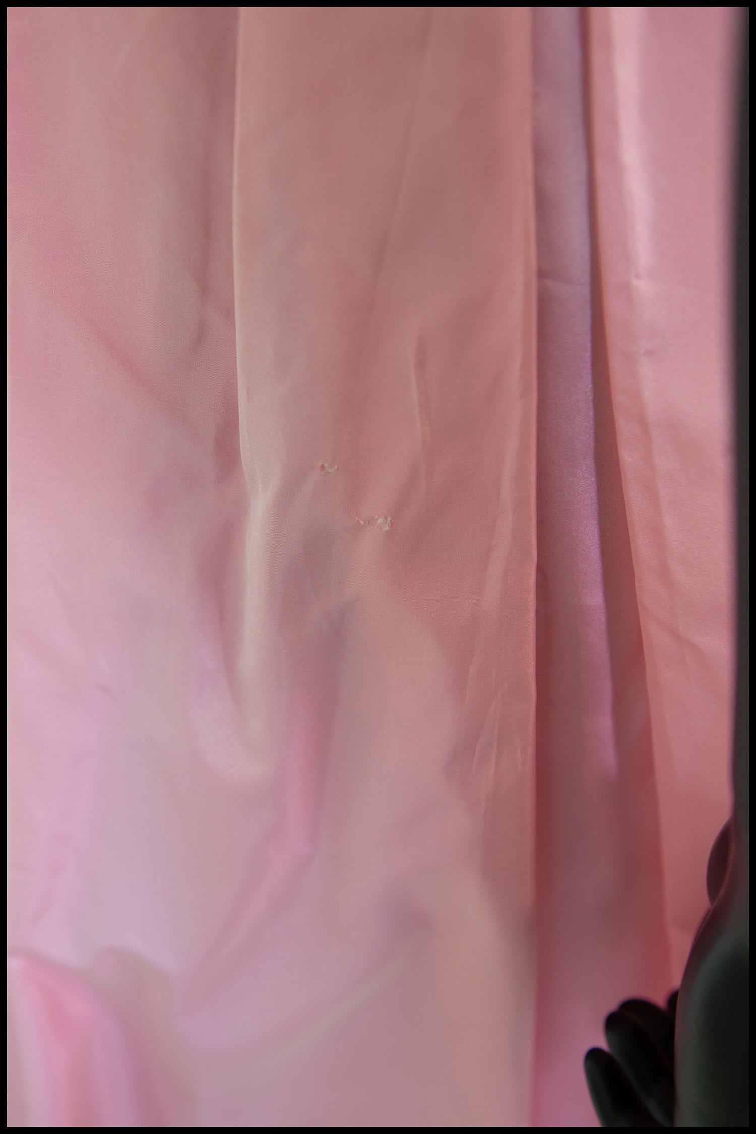 Vintage 1980s Pink Silk Ballgown Dress