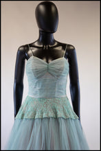 Vintage 1950s Seafoam Tulle Dress
