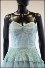 Vintage 1950s Seafoam Tulle Dress