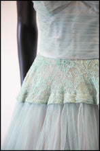 Vintage 1950s Seafoam Tulle Dress