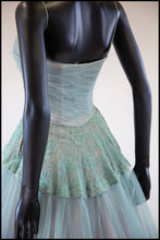Vintage 1950s Seafoam Tulle Dress