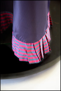 Vintage 1930s Purple Taffeta Slip Dress