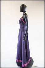 Vintage 1930s Purple Taffeta Slip Dress