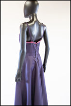 Vintage 1930s Purple Taffeta Slip Dress