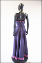 Vintage 1930s Purple Taffeta Slip Dress