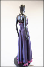 Vintage 1930s Purple Taffeta Slip Dress