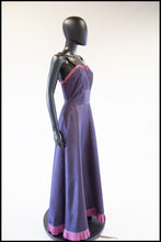 Vintage 1930s Purple Taffeta Slip Dress