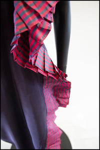 Vintage 1930s Purple Taffeta Slip Dress