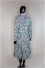 Vintage 1970s Hardy Amies Blue Tweed Coat