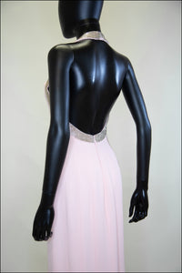 Vintage 1990s Bruce Oldfield Pink Silk Couture Gown