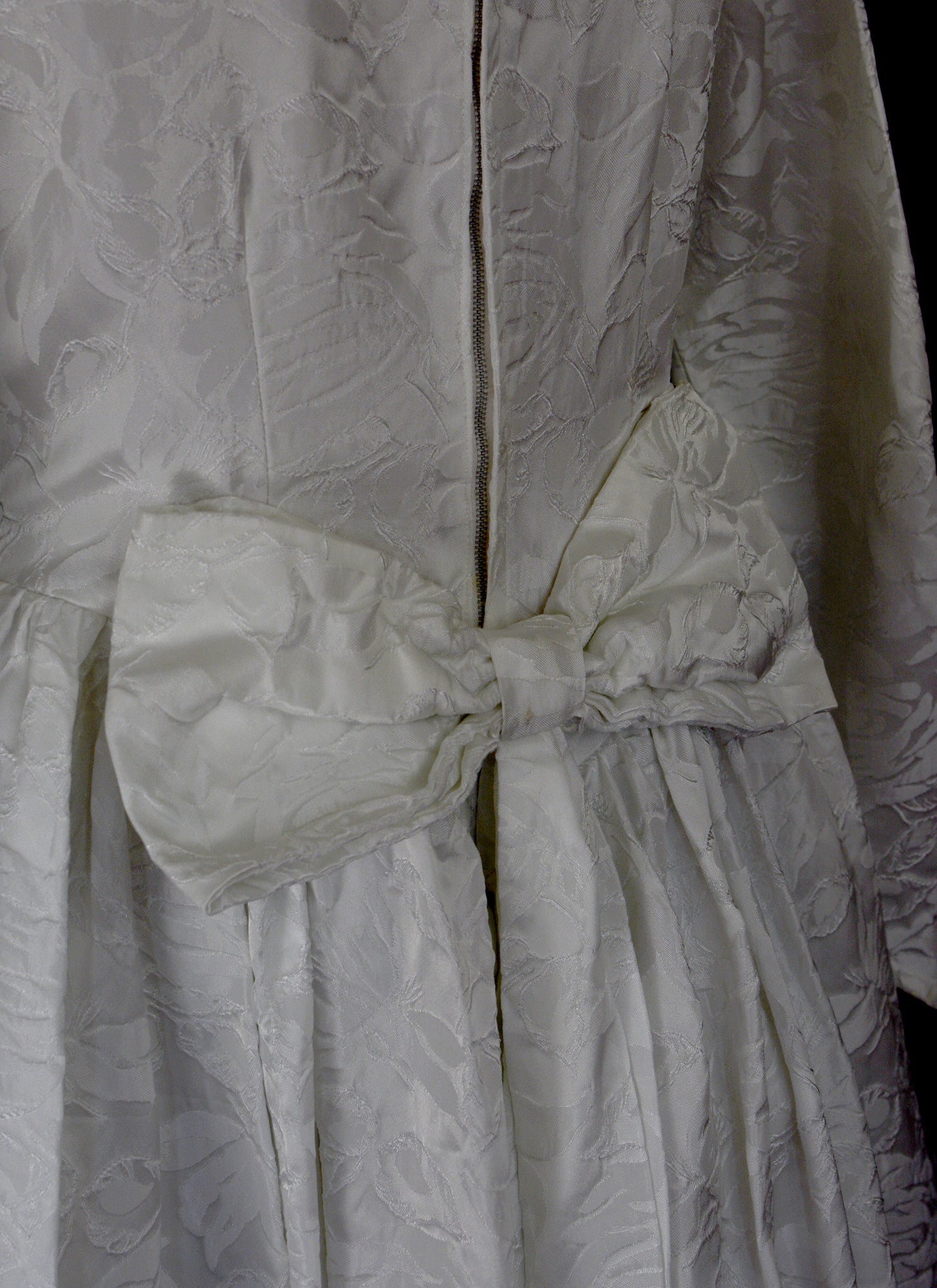 Vintage 1960s Brocade Wedding Dress