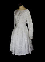 Vintage 1960s Brocade Wedding Dress