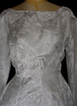 Vintage 1960s Brocade Wedding Dress