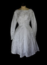 Vintage 1960s Brocade Wedding Dress