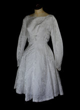 Vintage 1960s Brocade Wedding Dress