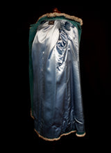 Vintage 1950s Blue Velvet Princess Coat