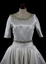 Christy - Bespoke Silk duchess satin full skirt gown