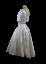 Christy - Bespoke Silk duchess satin full skirt gown