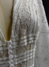 1910 - Edwardian Cotton Lace Maxi Dress (sample)