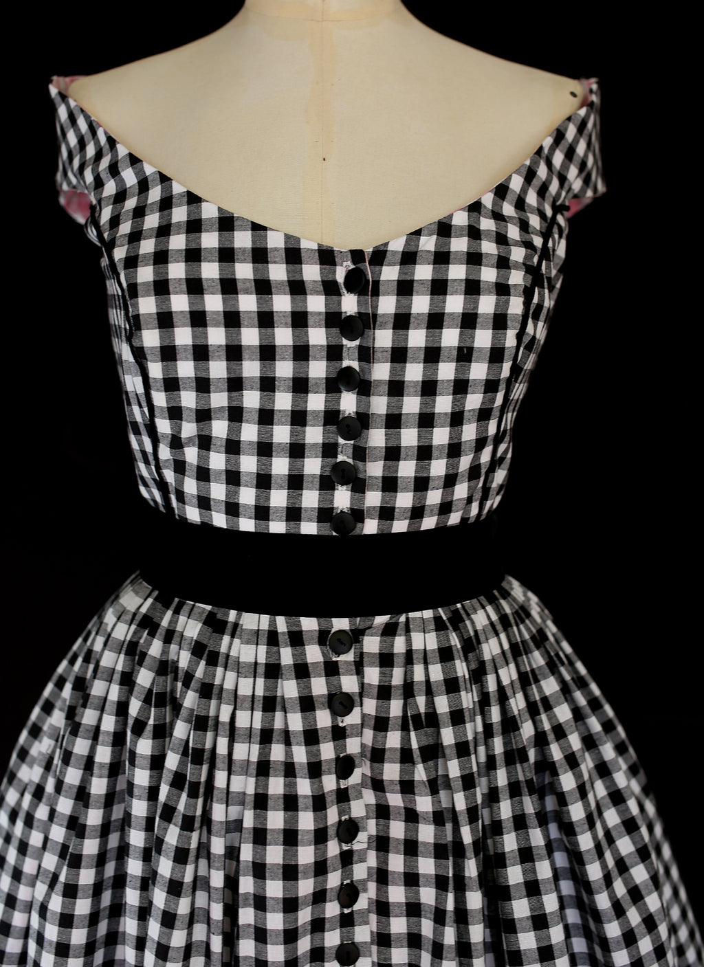 Good Girl / Bad Girl Gingham Dress