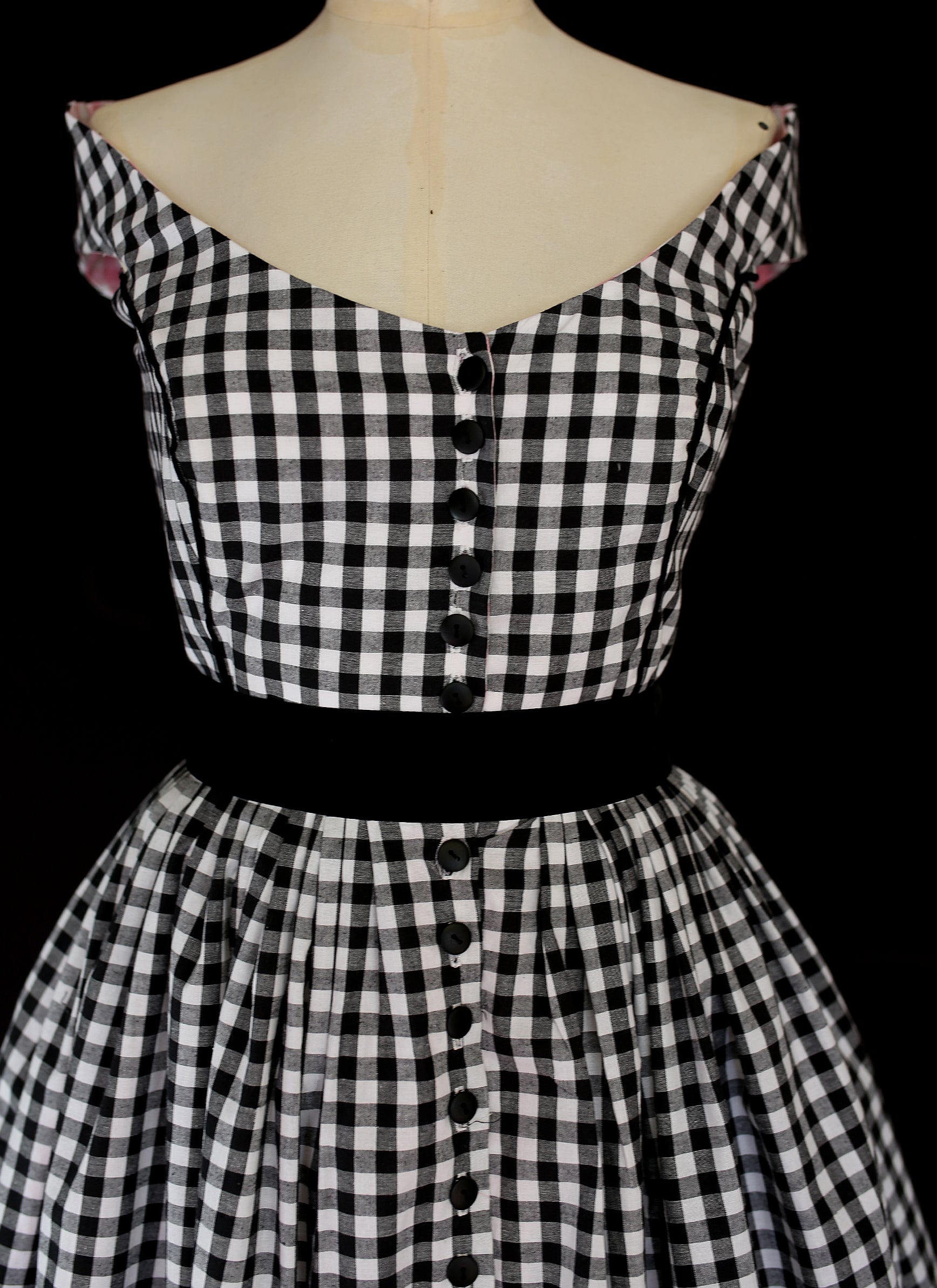 Good Girl / Bad Girl Gingham Dress