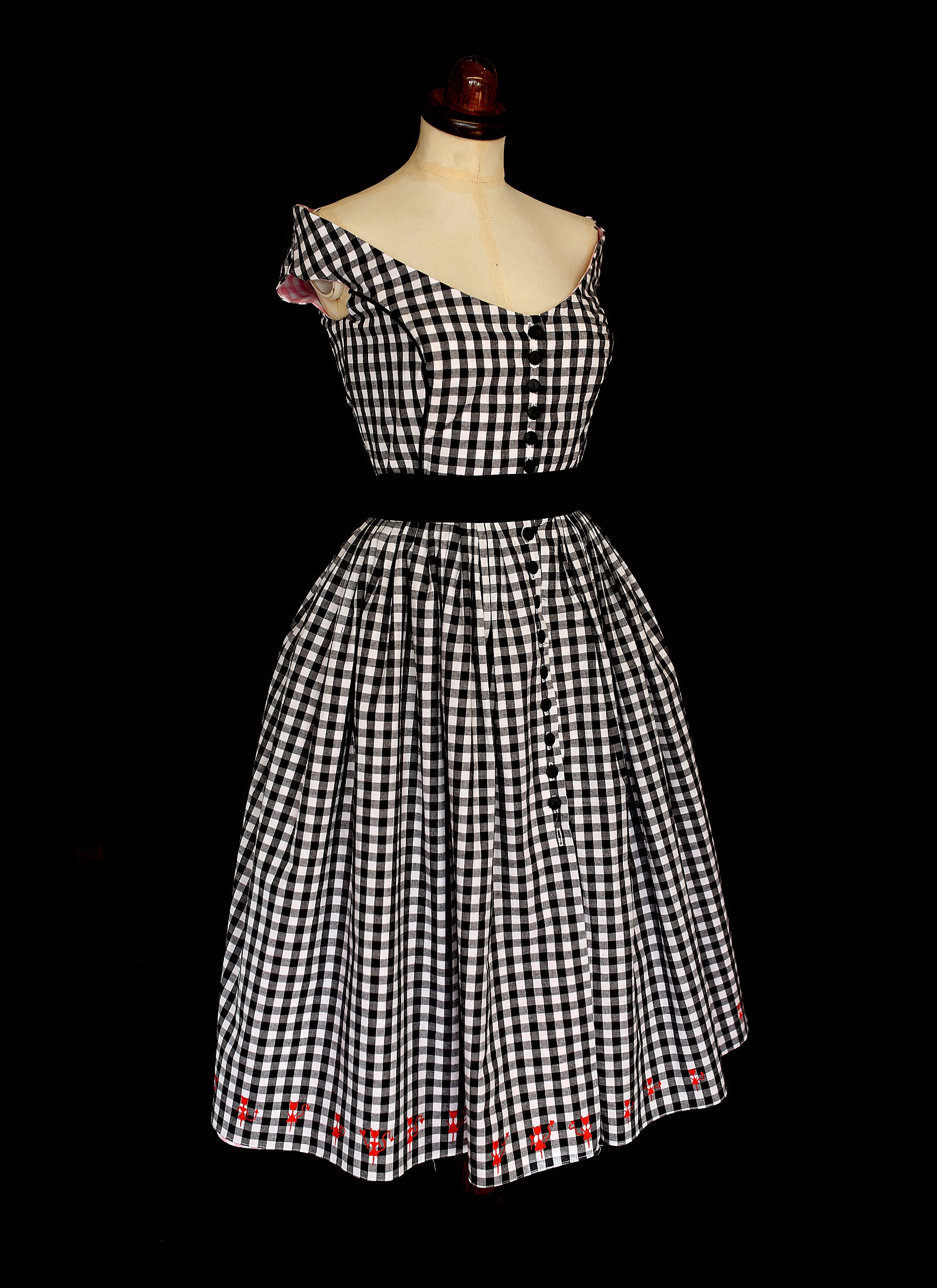 Good Girl / Bad Girl Gingham Dress