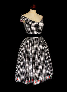 Good Girl / Bad Girl Gingham Dress