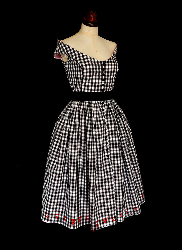 Good Girl / Bad Girl Gingham Dress
