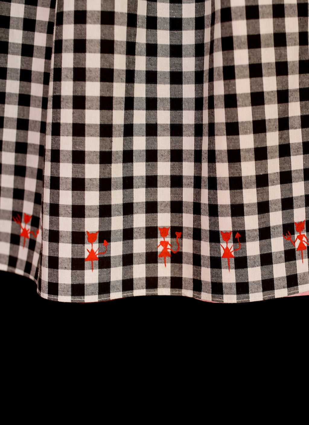 Good Girl / Bad Girl Gingham Dress